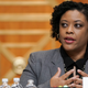 Office of Management and Budget acting director Shalanda Young answers questions during a Senate Budget Committee hearing on June 8, 2021 in Washington, DC.